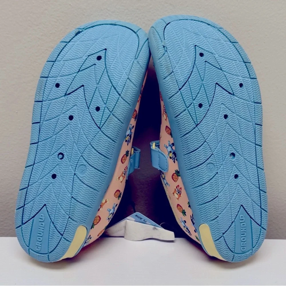 New Bluey Water Shoes, Quick Drying Slip On Water Shoes Bluey Design! Size 13/1